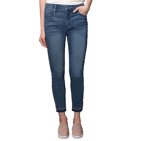 Kenneth Cole - Women's Skinny Cropped Jeans - Picture 2 of 10